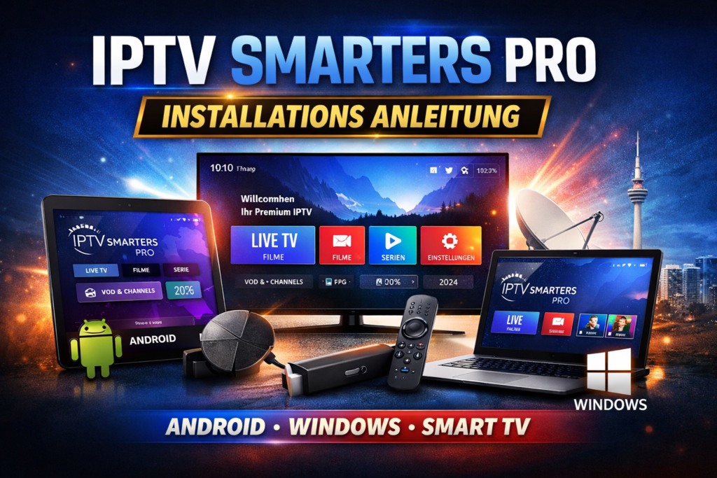 iptv smarters pro installation guide auf android windows und smart tv