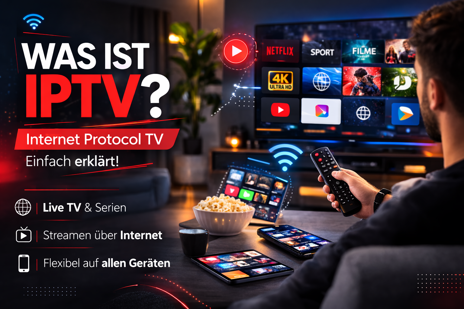 was ist iptv streaming erklärung fernsehen mit iptv auf smart tv smartphone iptv deutschland