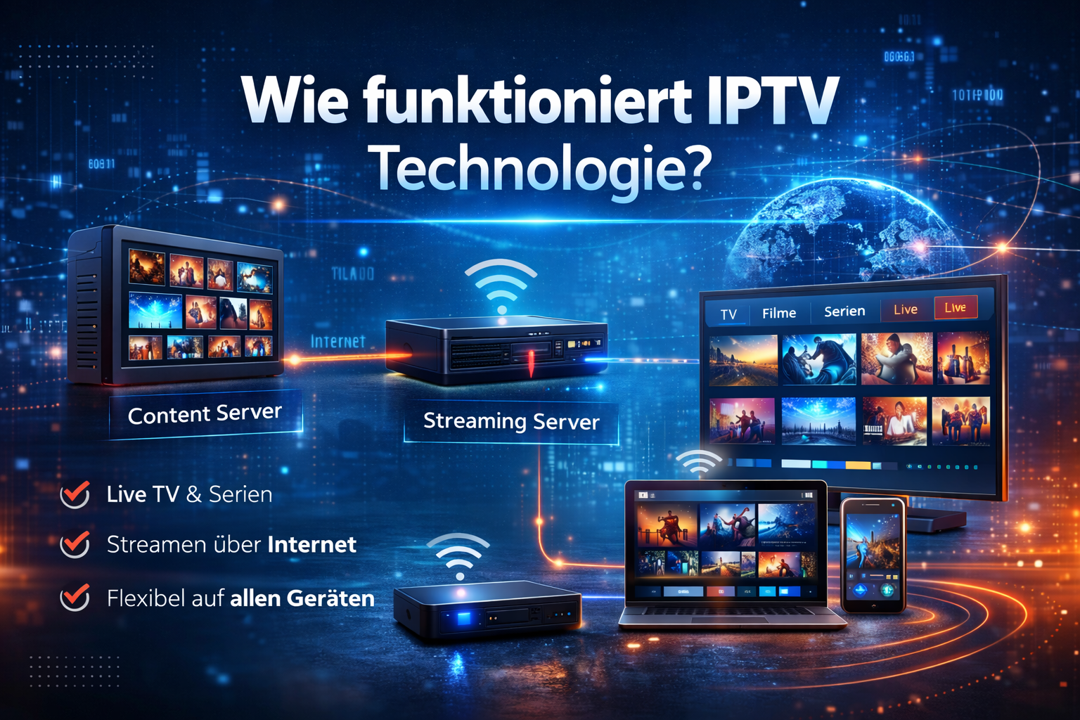 was ist iptv technologie diagram wie funktioniert iptv streaming system iptv deutschland