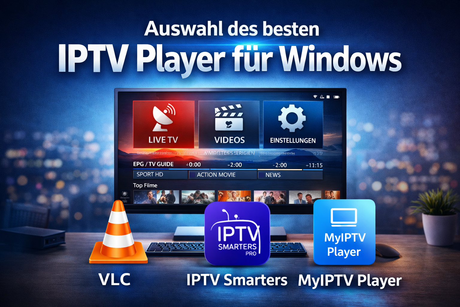 beste iptv player windows vergleich mit vlc iptv smarters und apps