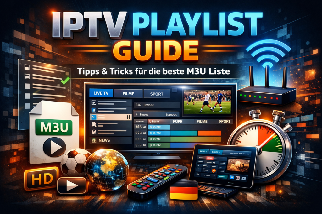iptv playlist guide mit m3u liste streaming sender und iptv apps übersicht