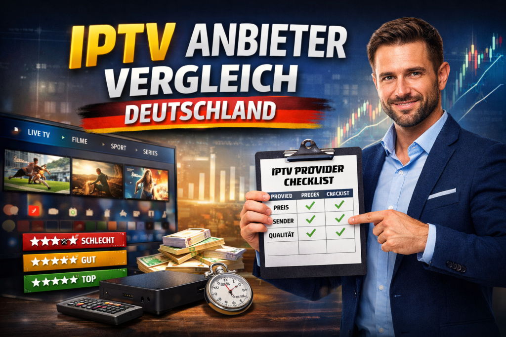IPTV Anbieter Vergleich – Die besten Anbieter Deutschland 2026