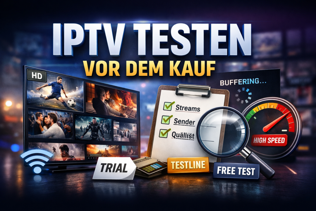 iptv test vor dem kauf prüfen streaming qualität stabilität sender auswahl