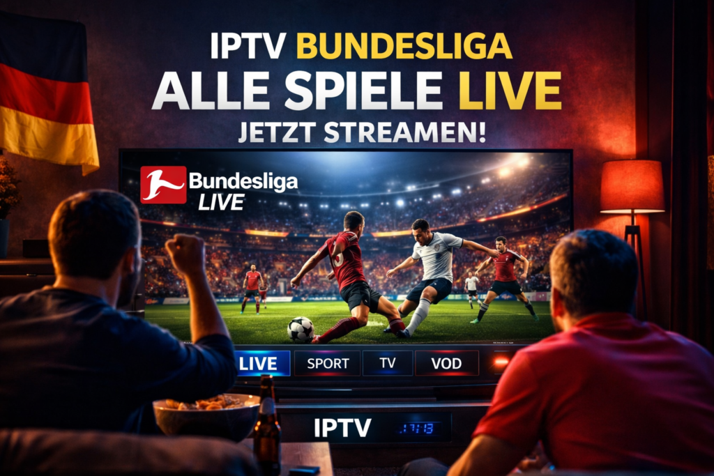 iptv bundesliga live streaming auf smart tv deutschland alle spiele in hd 4k