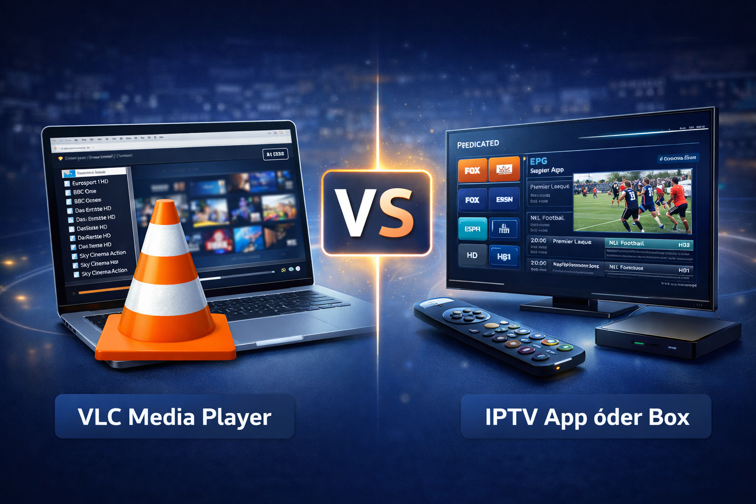 vlc iptv vs iptv app vergleich vlc media player iptv streaming vs iptv box
