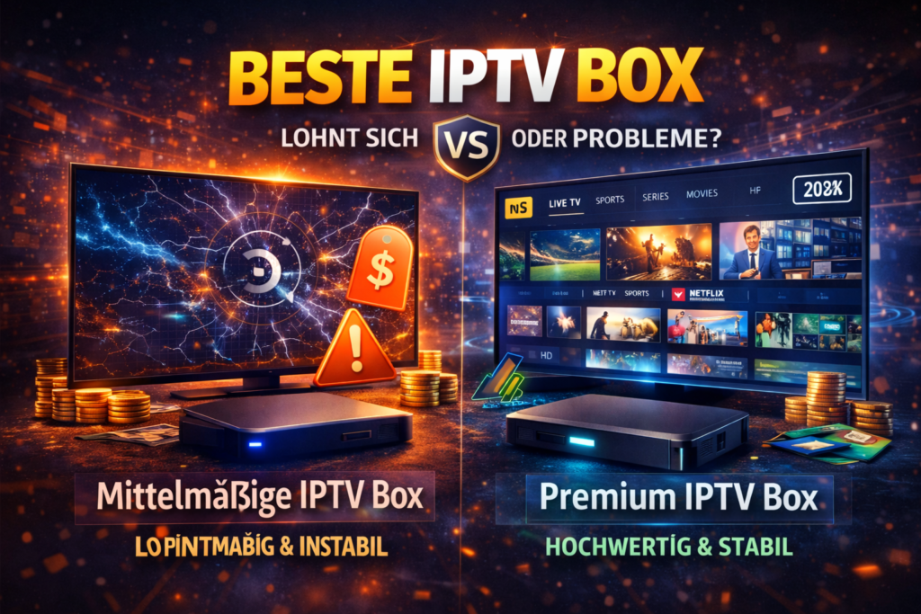 iptv box erklärung bestes streaming gerät deutschland 4k